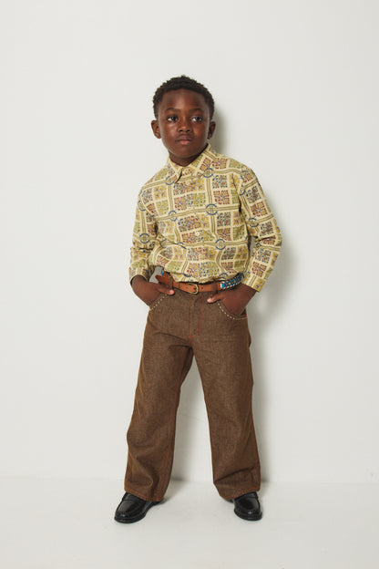 Hiro Shirt - Alabaster Canterbury