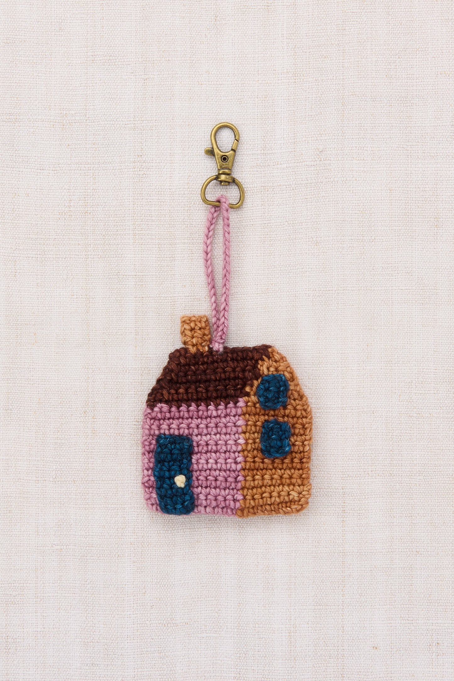 Home Bag Charm - Antique Rose