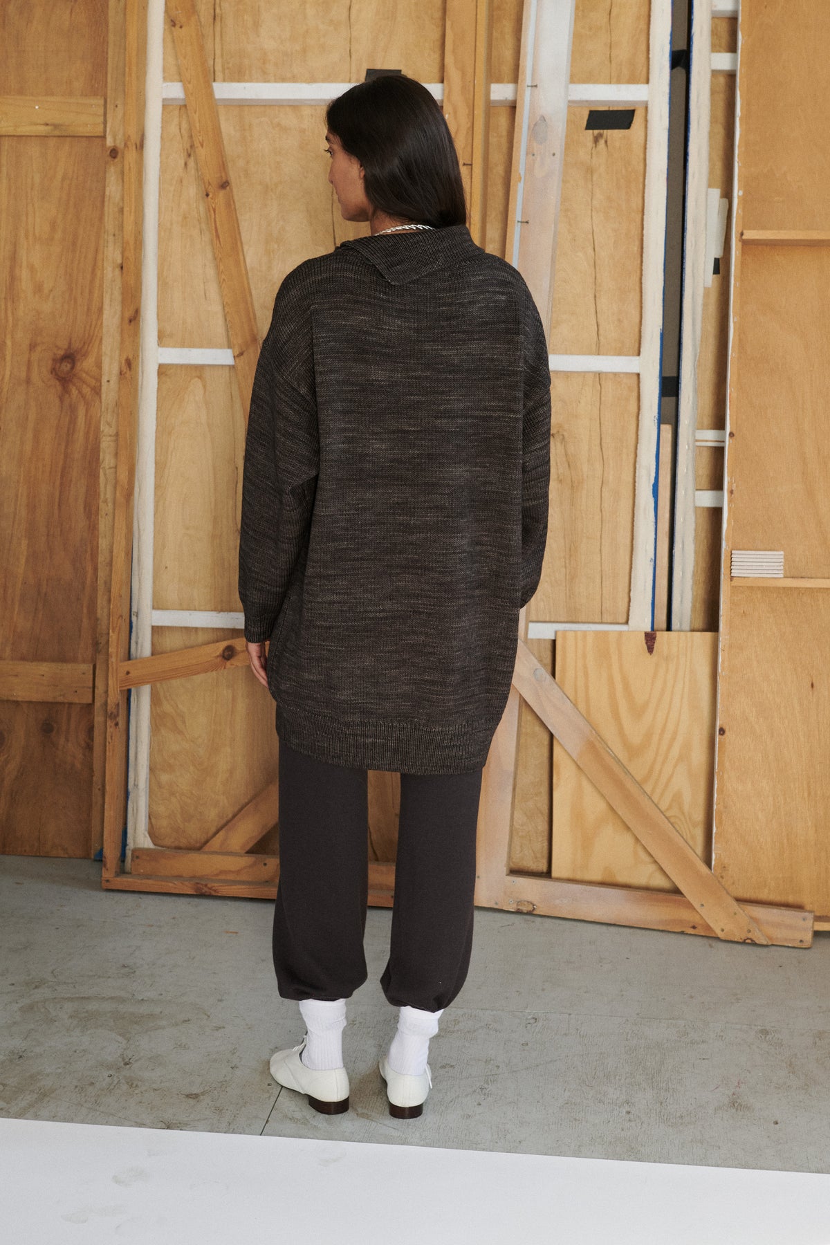 Hutton Dress - Bark