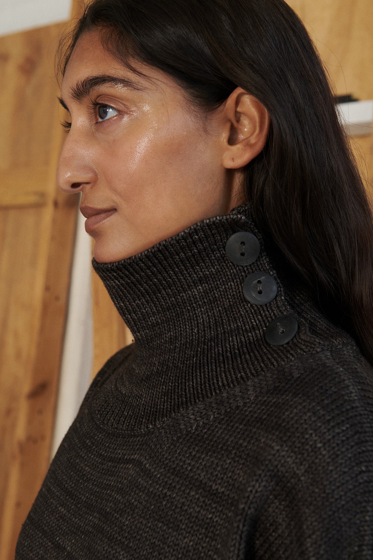Hutton Dress - Bark