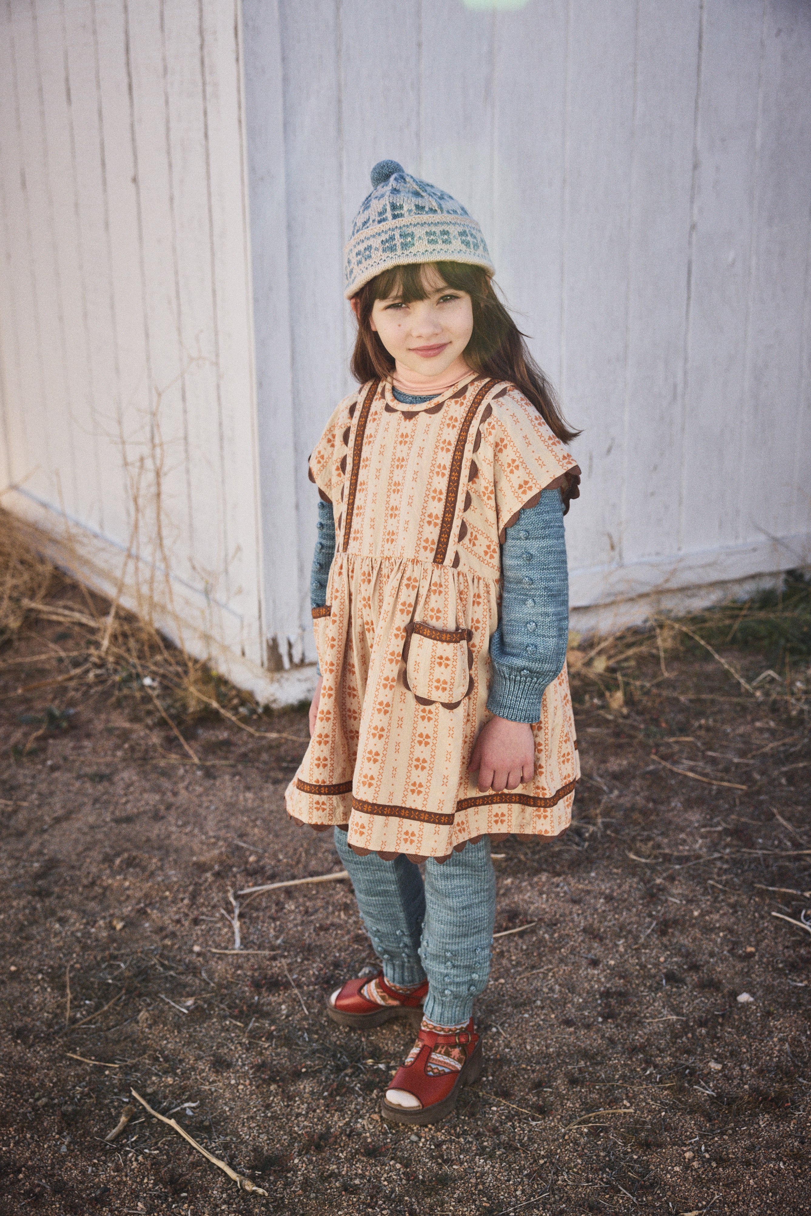 Linear Popcorn Sweater – Misha & Puff