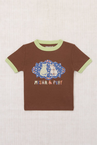 Barn Cats Collage Ringer Tee – Misha & Puff