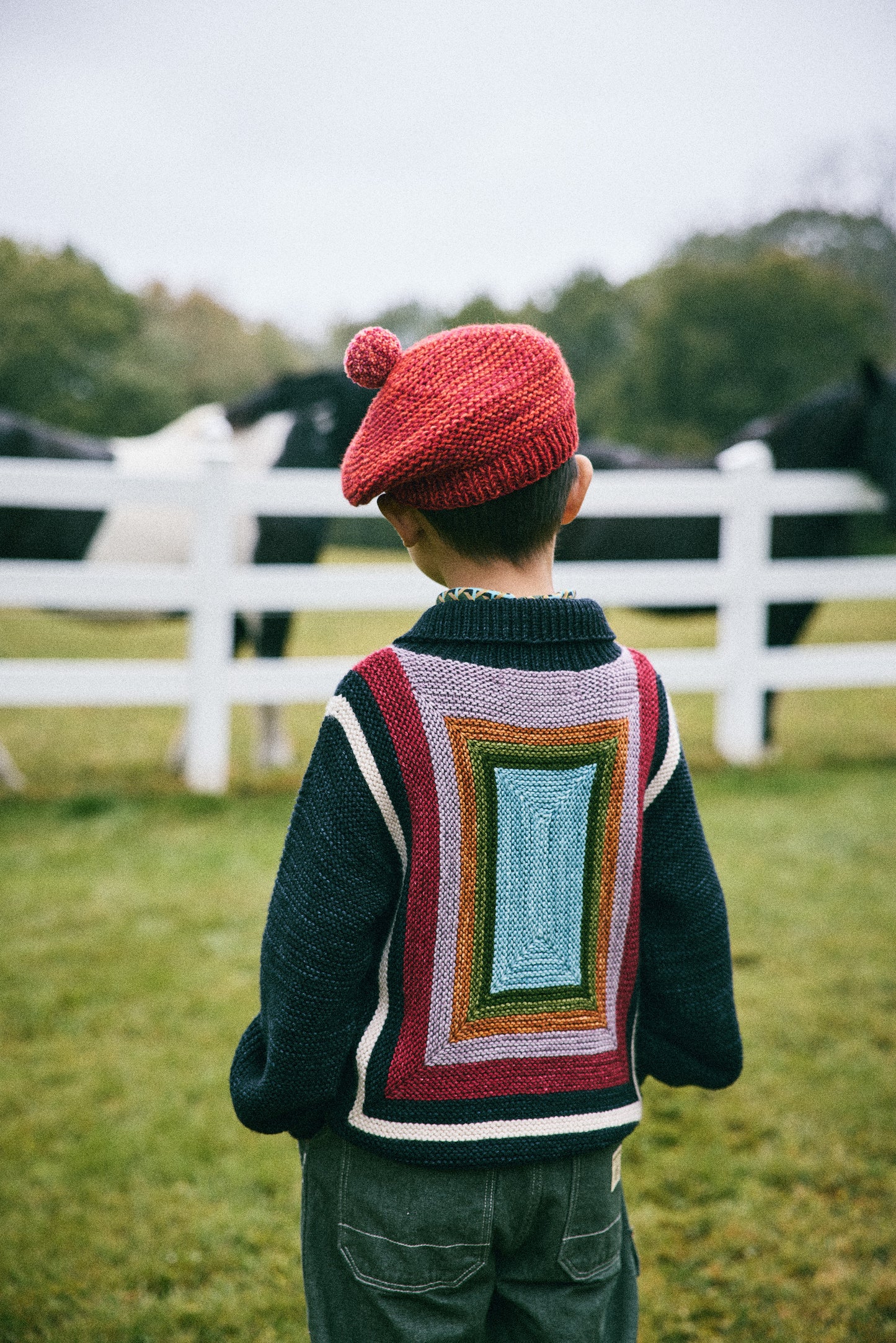 Log Cabin Sweater