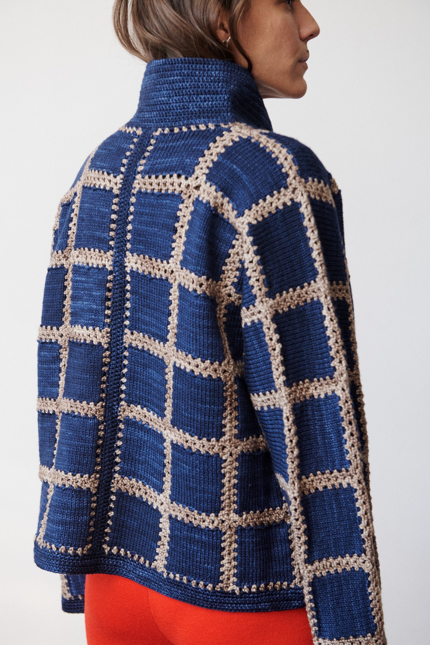 Ladder Square Cardigan