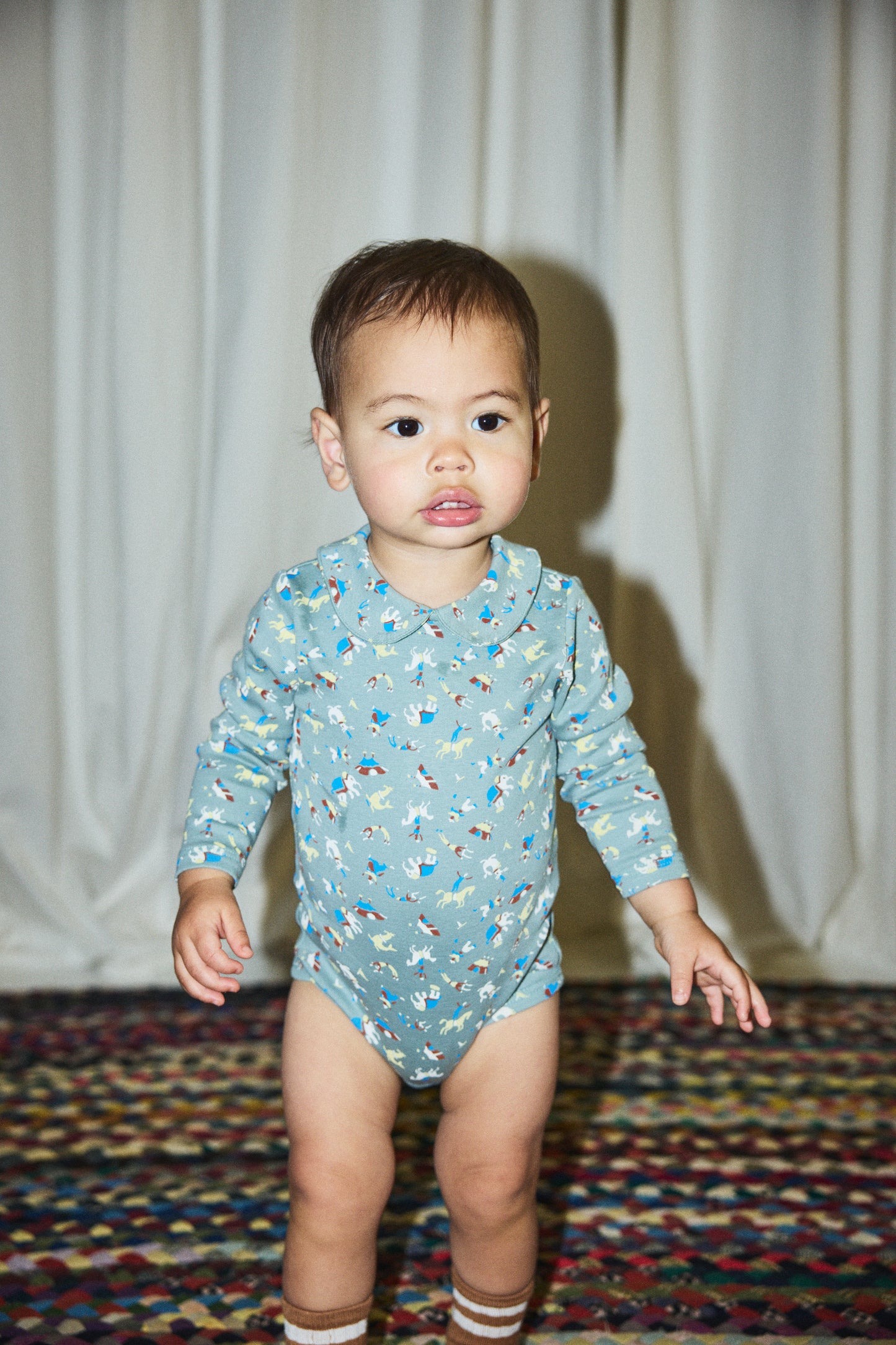 Baby Petit Collar Onesie