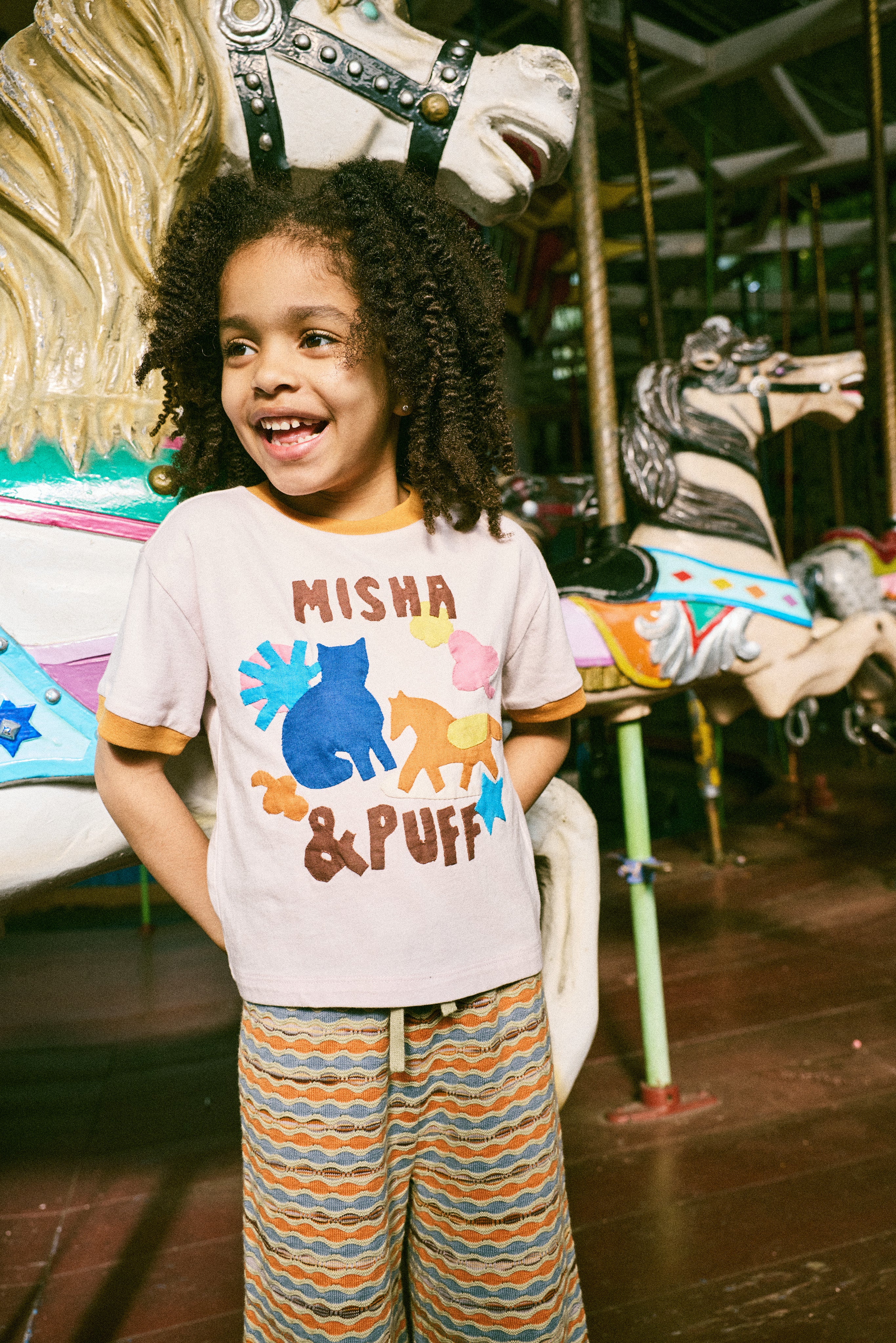 Pasture Appliqué Tee – Misha & Puff