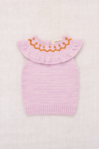 Zig Zag Ruffle Tank