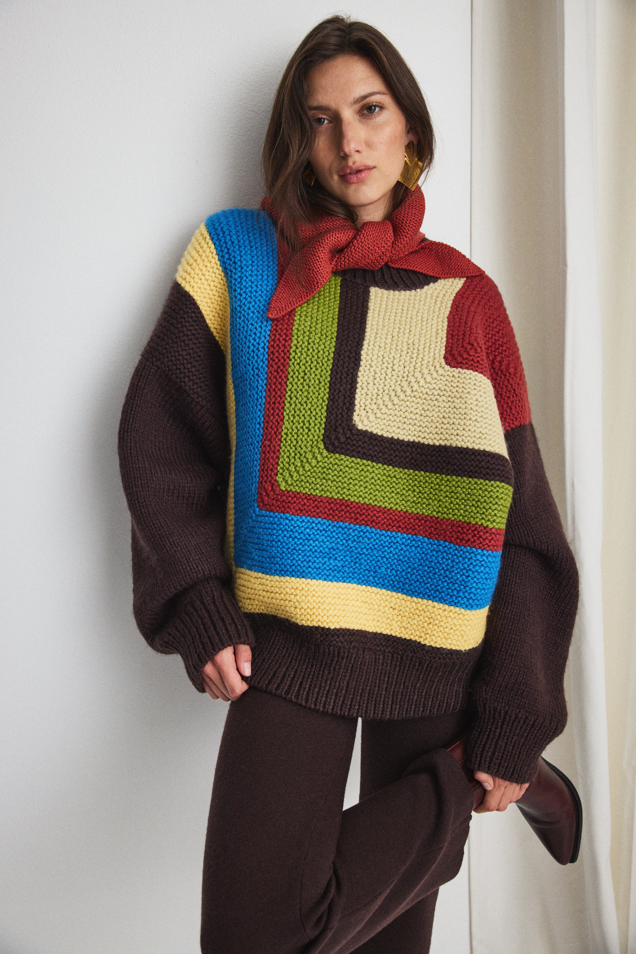 p*.様 Misha and Puff/Mitered Square Dress 체크앤도트 | [MISHA & PUFF] Mitered Square Dress - Lollipop