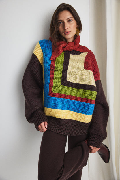 Mitered Square Sweater