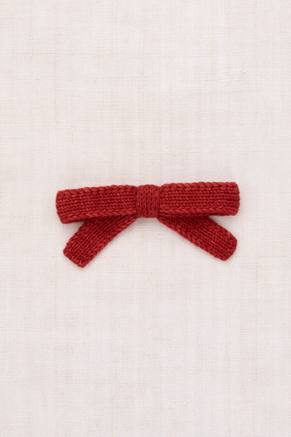 Jumbo Goldie Bow - Garnet