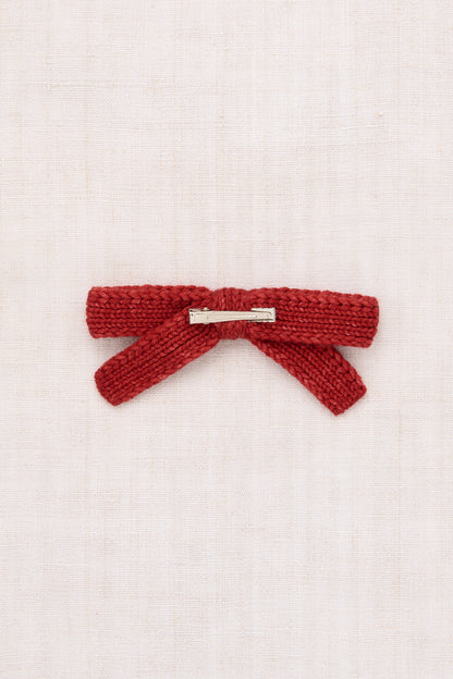 Jumbo Goldie Bow - Garnet