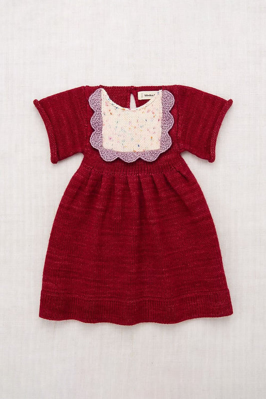 Baby Scallop Bib Dress