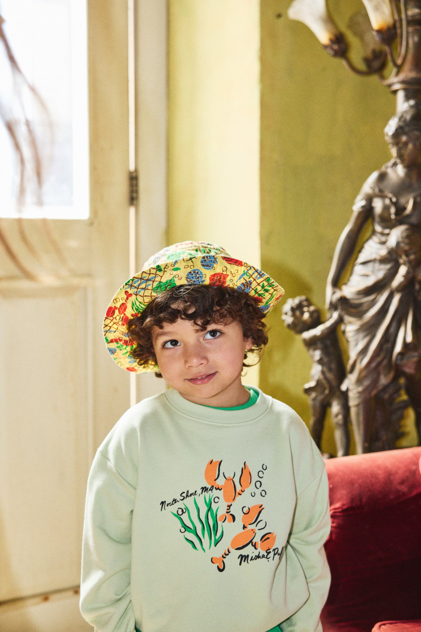 Seersucker Bucket Hat