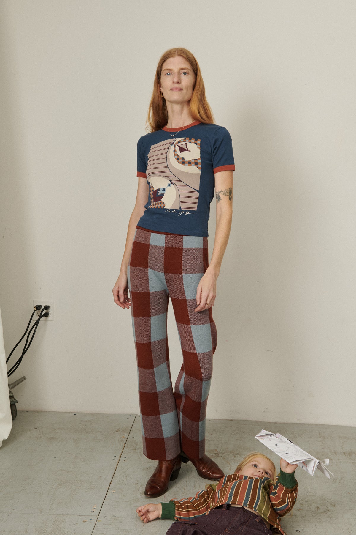 Kaito Ringer Tee - Marine Blue