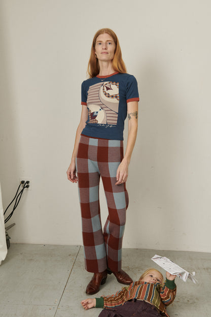 Kaito Ringer Tee - Marine Blue