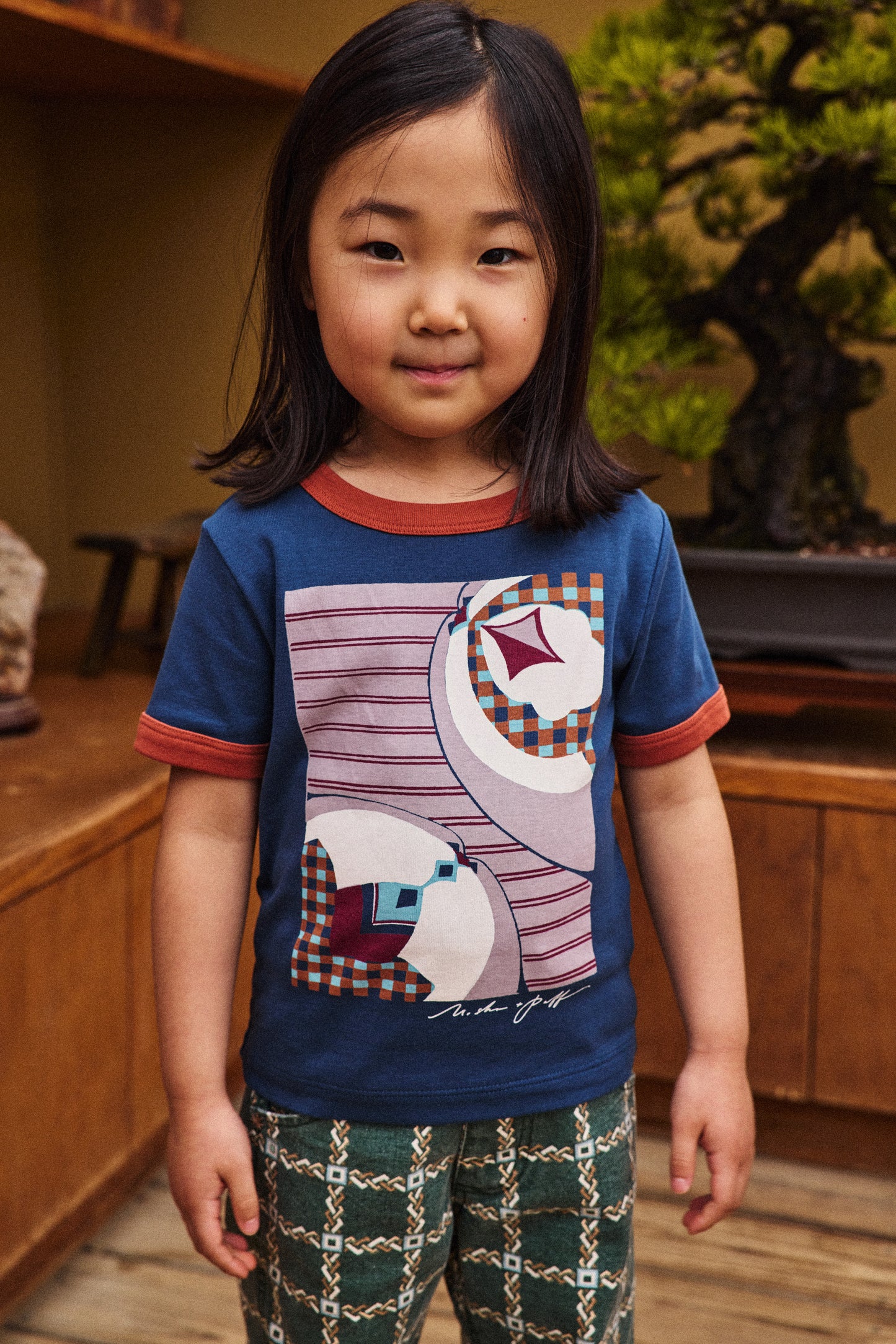 Kaito Ringer Tee - Marine Blue