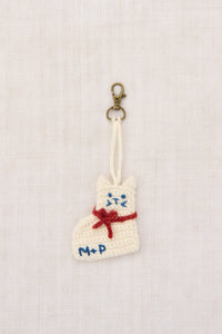 Kitten Bag Charm - Winter Cream