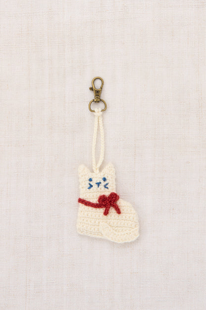 Kitten Bag Charm - Winter Cream