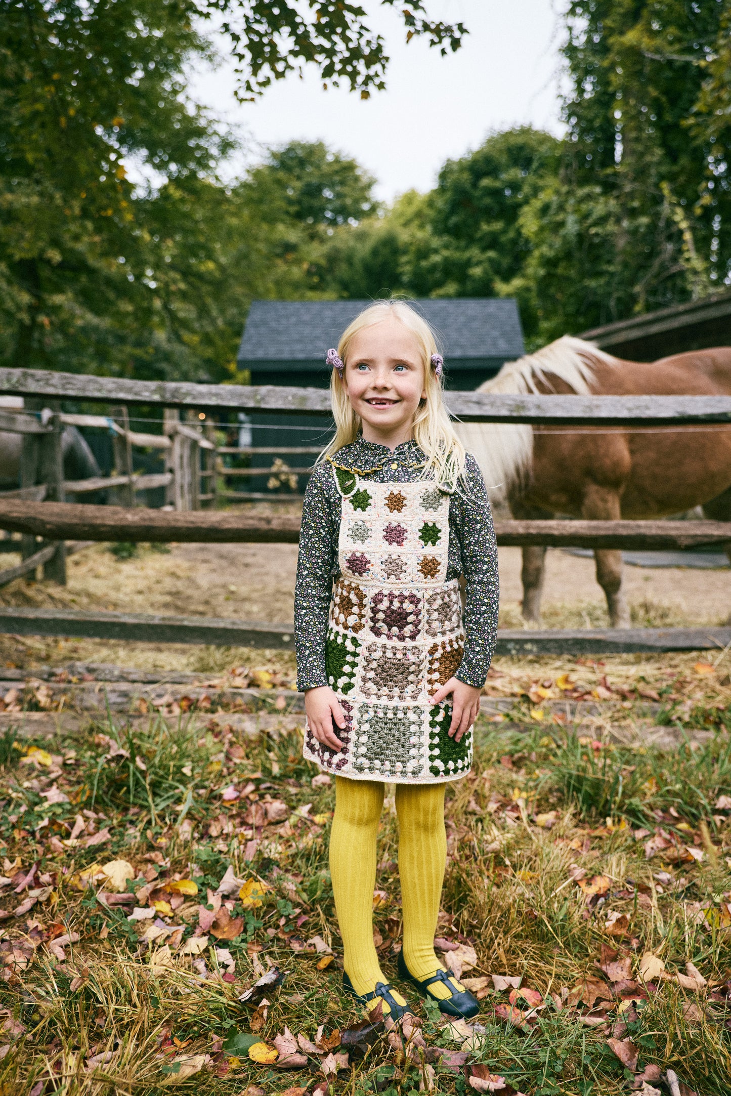 Crochet Square Pinafore