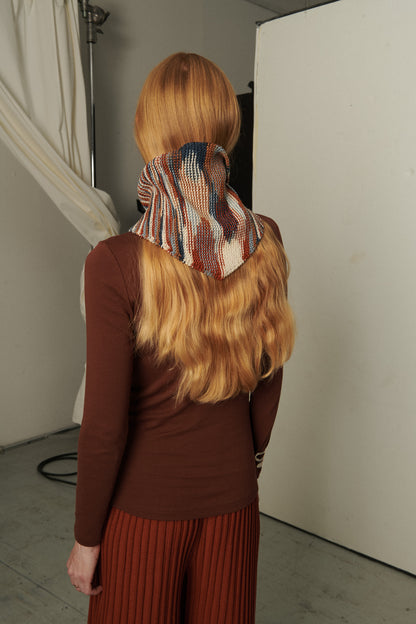 Large Scout Scarf - Neriage Space Dye