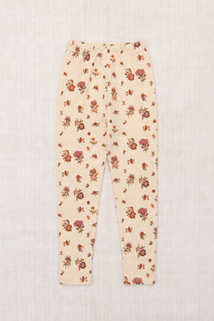 Legging - String/Antique Rose Holyoke Floral