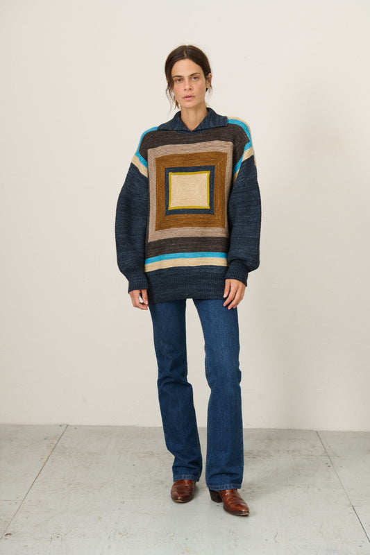 Log Cabin Sweater - Astronomy