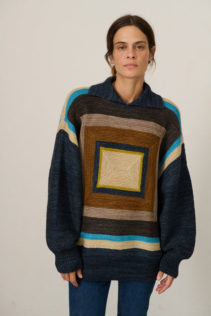 Log Cabin Sweater - Astronomy