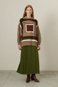 Log Cabin Sweater - Brut