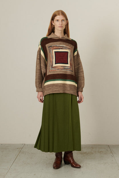 Log Cabin Sweater - Brut