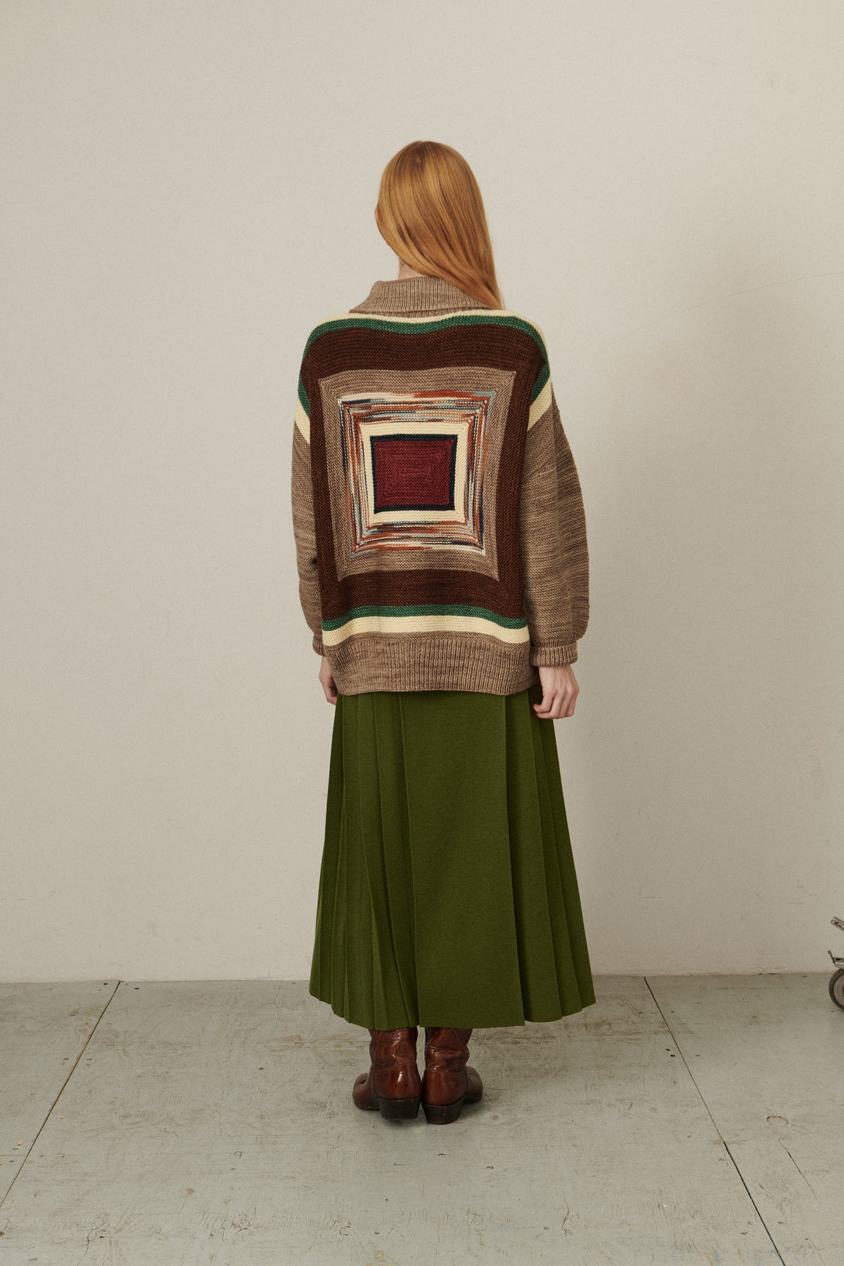 Log Cabin Sweater - Brut