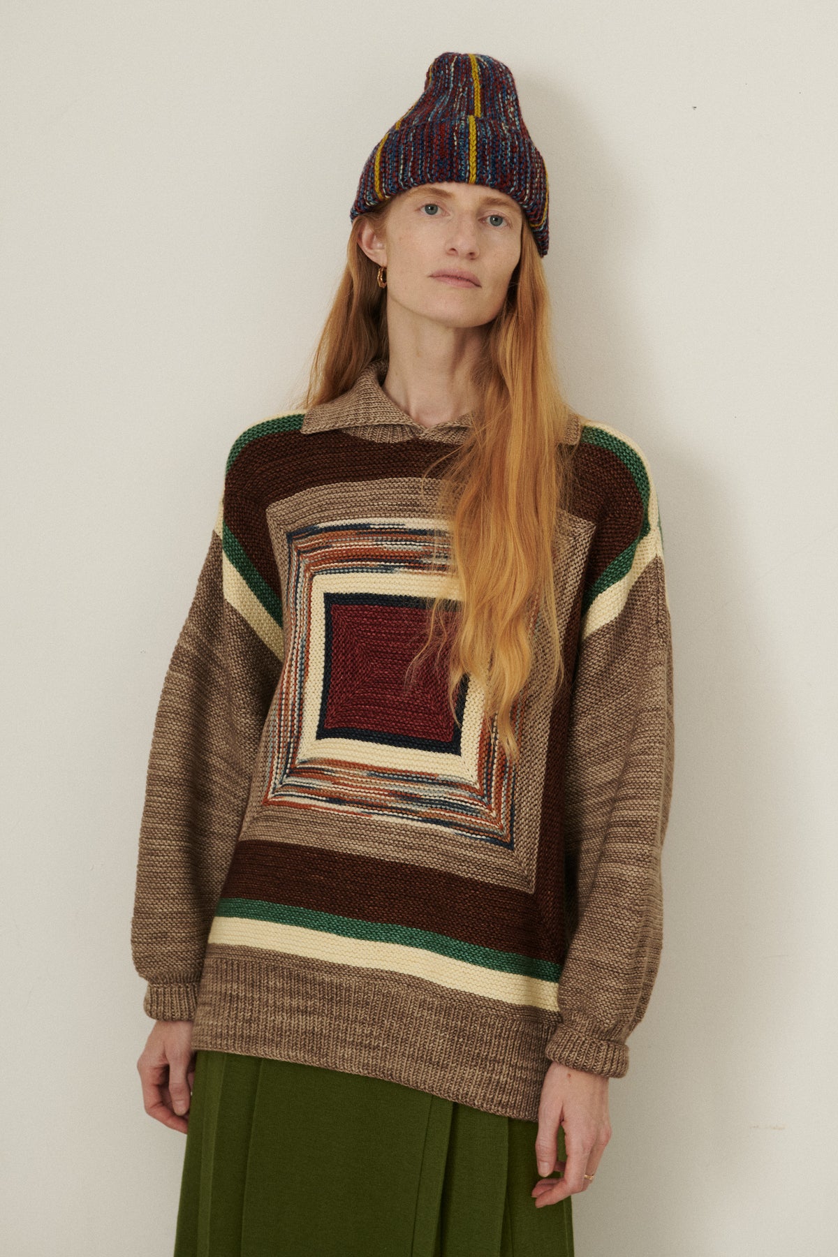 Log Cabin Sweater - Brut