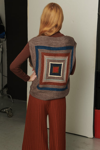 Log Cabin Tilda Vest - Mink