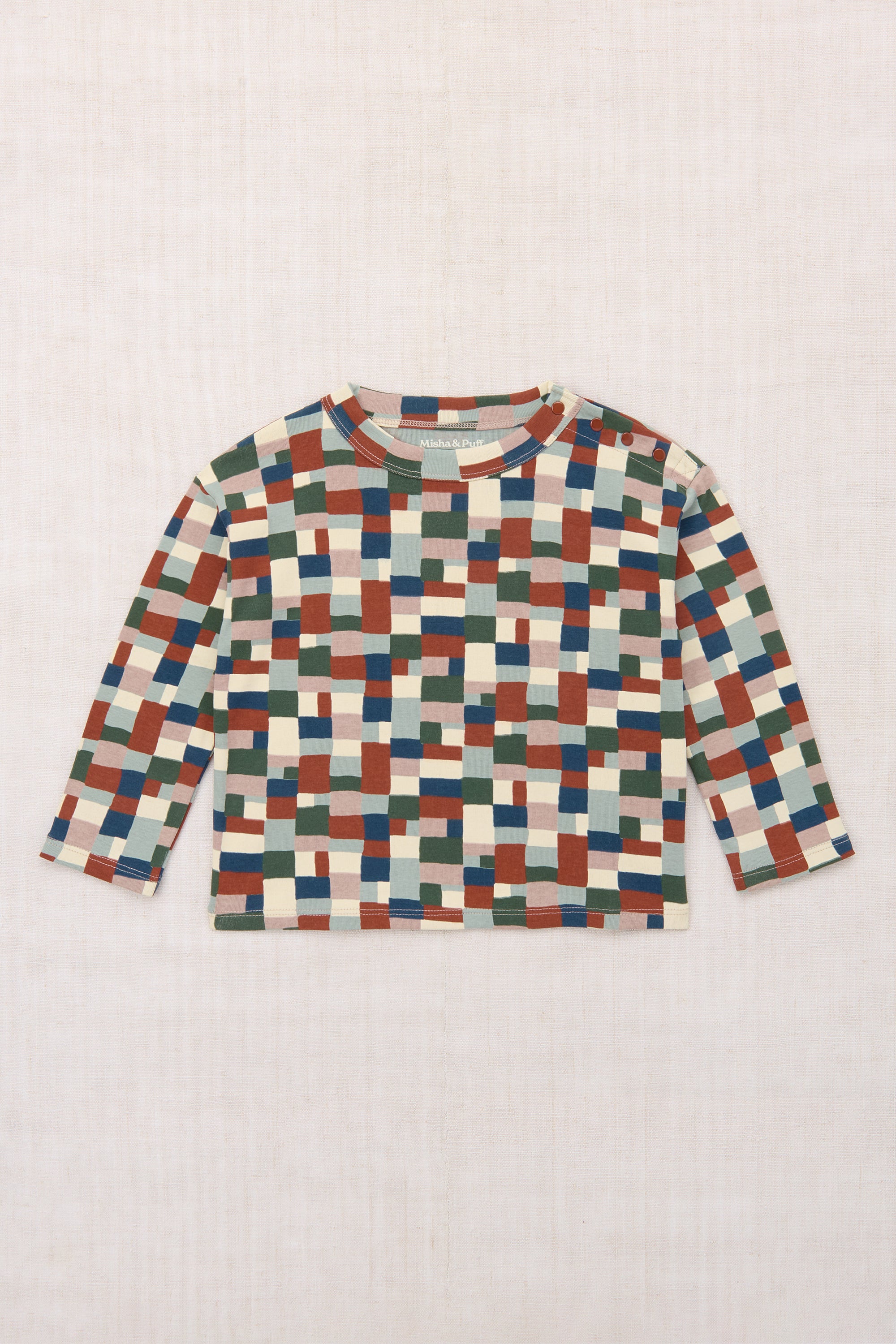 Long Sleeve Boxy Top – Misha & Puff