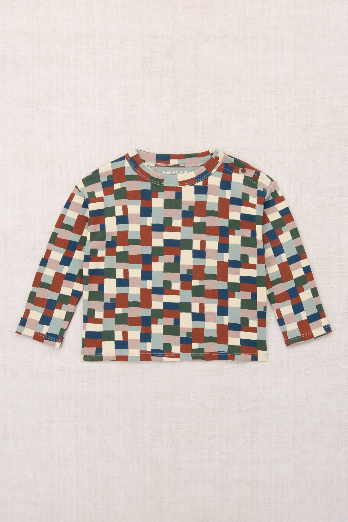 Long Sleeve Boxy Top - Onsen Bigarré