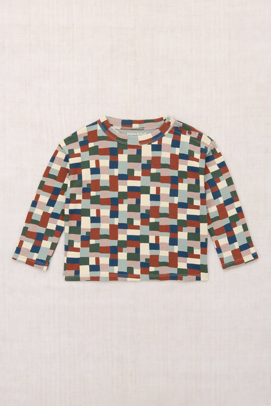 Long Sleeve Boxy Top - Onsen Bigarré