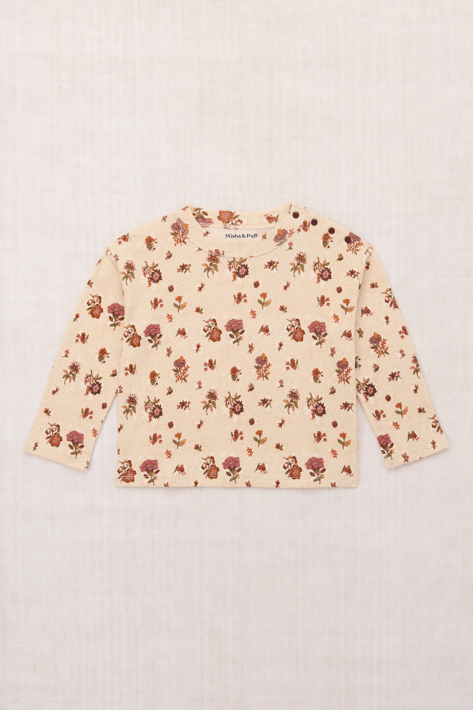 Long Sleeve Boxy Top – Misha & Puff