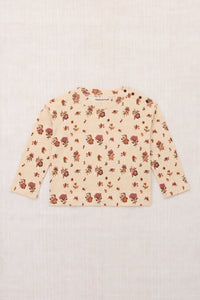 Long Sleeve Boxy Top - String/Antique Rose Holyoke Floral