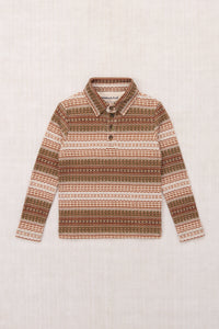 Long Sleeve Polo - Nori Arable