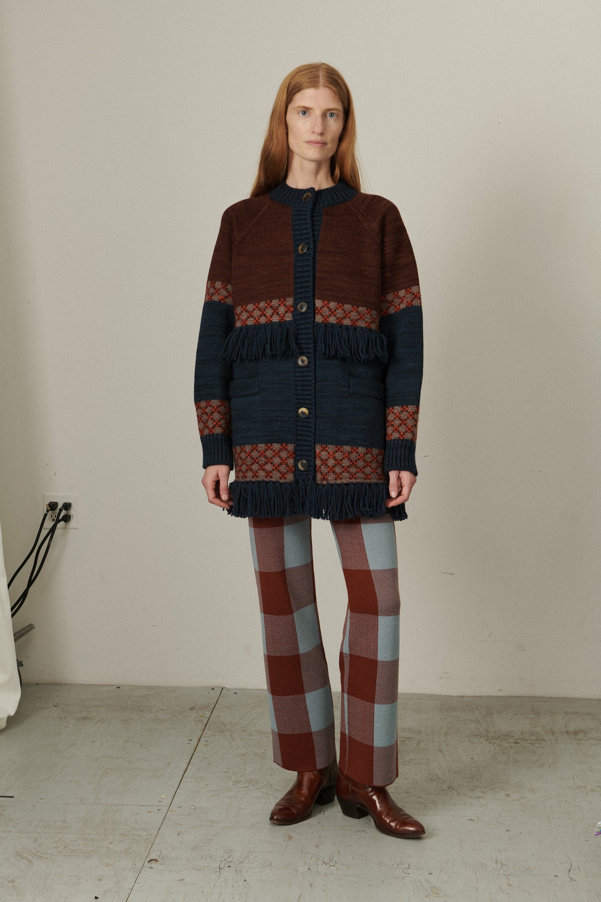 Lore Fringe Jacket - Dark Roast
