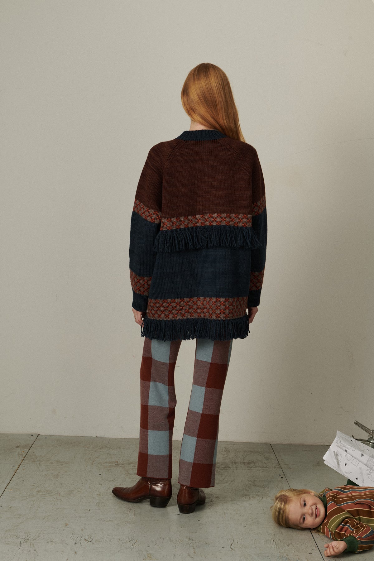 Lore Fringe Jacket - Dark Roast