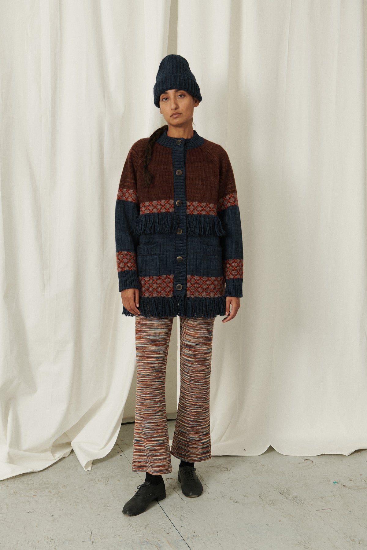 Lore Fringe Jacket - Dark Roast