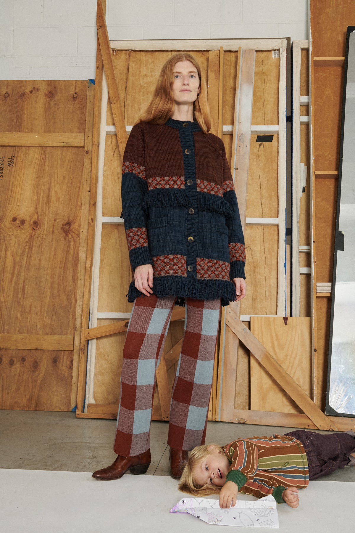 Lore Fringe Jacket - Dark Roast