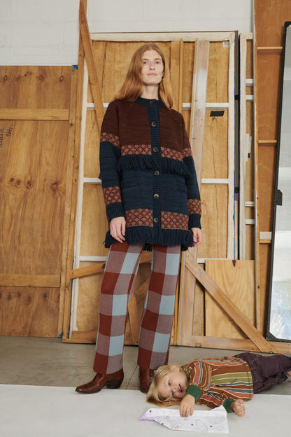 Lore Fringe Jacket - Dark Roast