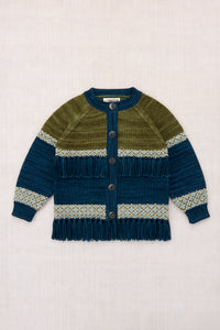 Lore Fringe Jacket - Marine Blue