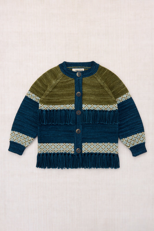 Lore Fringe Jacket - Marine Blue