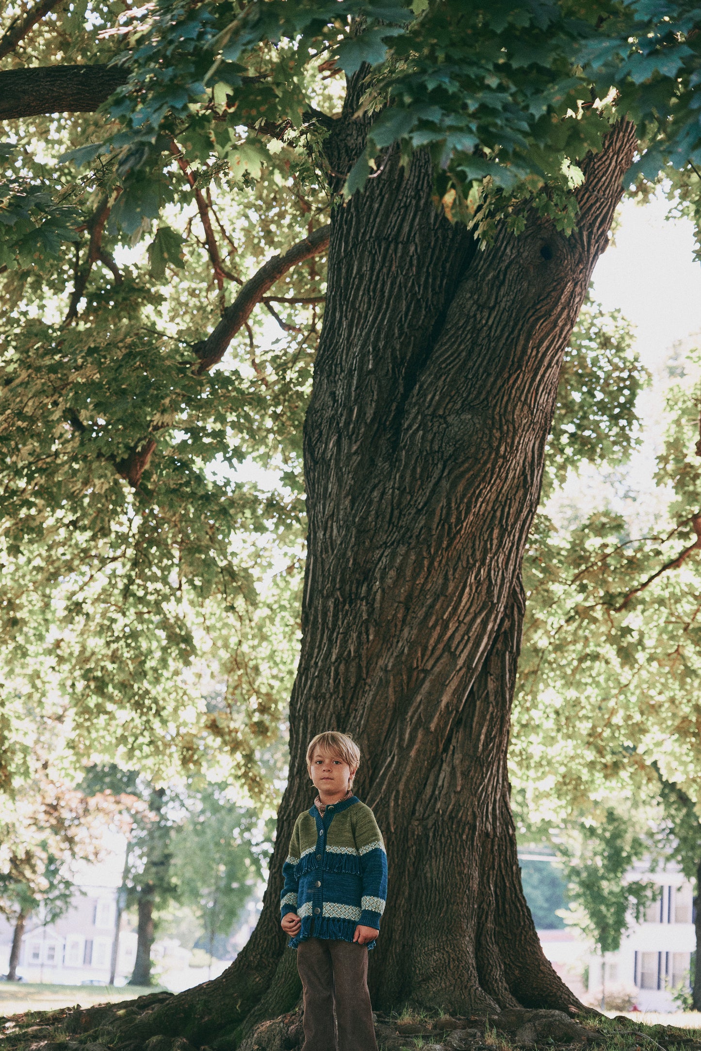 Lore Fringe Jacket - Marine Blue