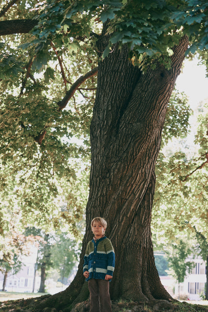 Lore Fringe Jacket - Marine Blue