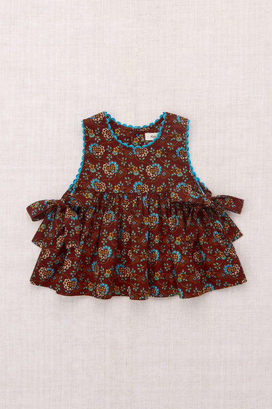 Lottie Top - Cedar Calico Hearts