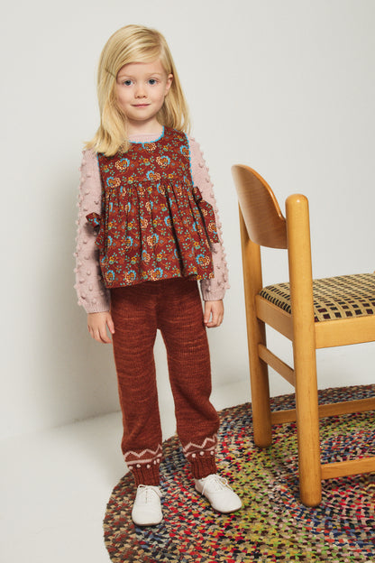Lottie Top - Cedar Calico Hearts