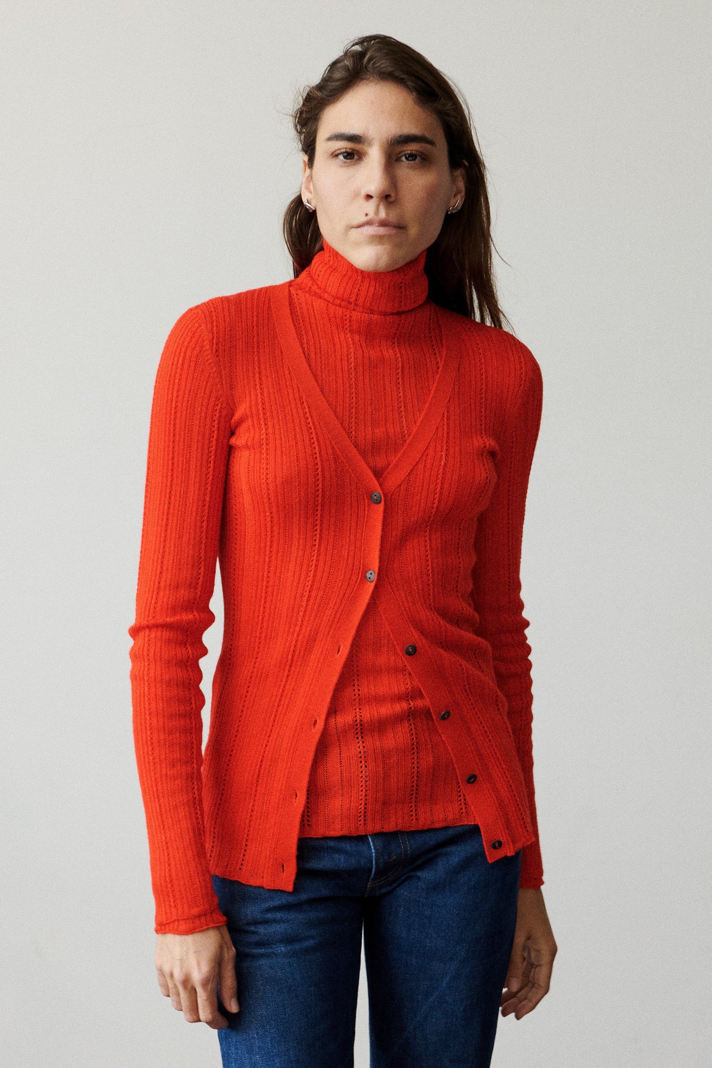 Fluted Lace Bergen Cardigan